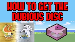 How to Get the Dubious Disc in Pokemon HeartgoldSoulsilver [upl. by Malas49]