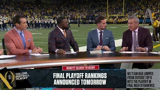 What teams are in the CFP featuring Michigan Alabama Texas and more  CFB on FOX [upl. by Nimrac620]