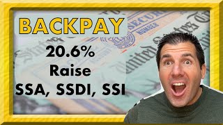 Backpay  206 Raise to Social Security SSDI SSI in 2024 [upl. by Rempe]