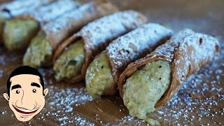 Best PISTACCHIO CANNOLI  How to make Cannoli Filling with Pistachio [upl. by Aniret]