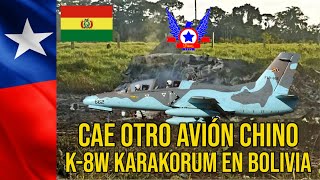 CAE OTRO AVIÓN CHINO K8W KARAKORUM EN BOLIVIA [upl. by Gnolb]