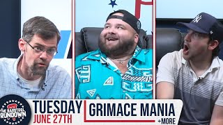 Grimace Mania Has Taken Over New York  Barstool Rundown  June 27th 2024 [upl. by Shani]