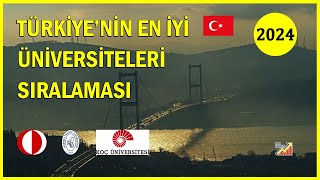 Türkiyenin En İyi Üniversiteleri 2024 Sıralaması [upl. by Karel]