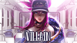 「Nightcore」→KDA  VILLAIN ft Madison Beer amp Kim Petras Lyrics [upl. by Ladin]