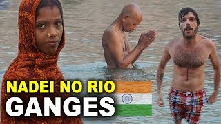 O DIA EM QUE NADEI NO RIO MAIS POLUÍDO DO MUNDO 2014 😮 🇮🇳 [upl. by Edora]