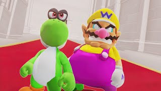 Super Mario Odyssey  Yoshi amp Wario Final Boss  Full HD [upl. by Ocram896]