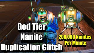 God Tier Nanite Duplication Glitch 200000 Nanites Per Minute  No Mans Sky [upl. by Larrej]