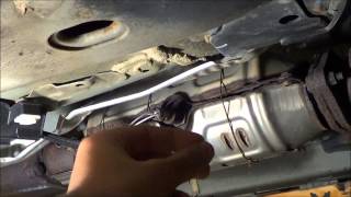 DIY How to FixReplace Acura TSX Catalytic Converter Shield [upl. by Korman728]