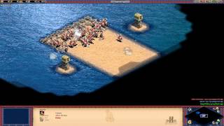 Age of Empires II HD  36 Heavy Scorpions vs 36 Paladins [upl. by Ettelloc]