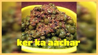 Kair ka aachar  Tenti ka aachar  Tenti Dela pickle recipe  kair ka aachar [upl. by Phil207]