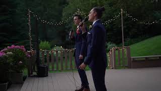 Brothers sing the reason at sisters wedding [upl. by Ocire31]