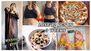 June Weight Loss Challenge  Lose 12 KG in 3 Weeks  WEIGHT LOSS DIET PLAN  TIPS 💯 Results [upl. by Dazraf]