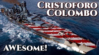 World of Warships Cristoforo Colombo is Awesome [upl. by Tace]