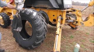 New Tires For The Backhoe [upl. by Patricio664]