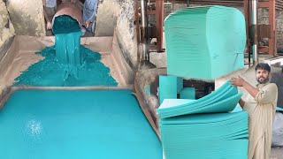 foam banane ka sahi tarika  manufacturing of PU FOAM polyurethane manufacturing process 2024 [upl. by Crista]