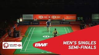 SF  MS  Viktor AXELSEN DEN 5 vs CHEN Long CHN 3  BWF 2019 [upl. by Ettebab]