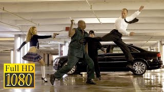 Jason Statham vs Car Thieves in the movie The Transporter 2 2005 [upl. by Norward587]