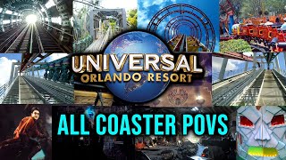 Universal Orlando Resort All Roller Coaster POVs [upl. by Crompton]