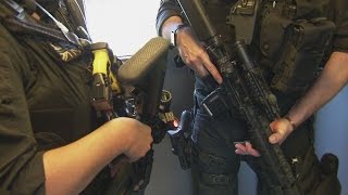 Armed police deployed across UK travel network [upl. by Seidule]