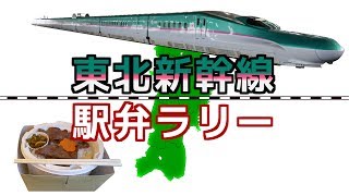 【東北新幹線駅弁ラリー】東北新幹線の改札内にある駅弁屋巡り  Tohoku Shinkansen station lunch rally [upl. by Eciened]