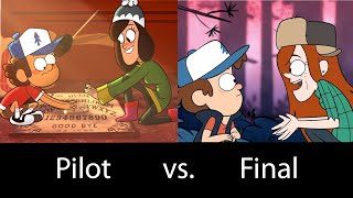 Wow The Gravity Falls Pilot Looked VERY Different [upl. by Kezer]