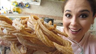 Como hacer CHURROS CASEROSMarisolpink [upl. by Nojram]