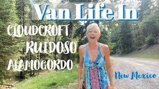 Van Life In Cloudcroft Alamogordo Ruidoso New Mexico [upl. by Nett694]