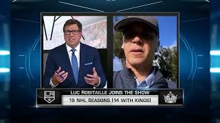 Kings President Luc Robitaille talks Global Series Behind The Glass more [upl. by Teillo]