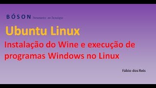 Instalação do Wine e execução de programas Windows no Linux Ubuntu [upl. by Nnaytsirk]