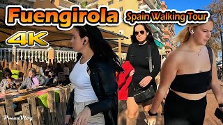 Fuengirola A Vibrant and Relaxing Coastal Town  4K Walking Tour in Andalusia Spain 🇪🇸 [upl. by Ellebyam]