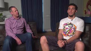 LiAngelo Ball sits down for exclusive interview in Lithuania  ESPN [upl. by Sivle]