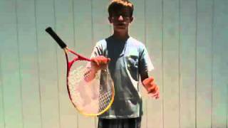 How to Spin a Tennis Racket Around Your Wrist [upl. by Nossah]