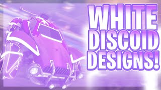 The 10 Cleanest Titanium White Discoid Designs Of All Time Rocket League Car Designs [upl. by Amikehs]