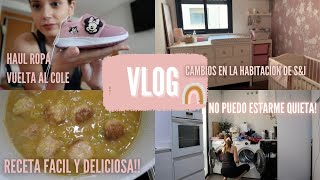 HAUL vuelta al COLE📚ALBÓNDIGAS a la JARDINERA🍛SIEMPRE estoy CAMBIANDO las COSAS de SITIO🙈 [upl. by Lesig101]