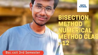 Bisection method NumericalMethod Class12 NepaliLanguage [upl. by Eanej]