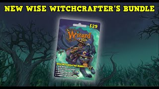 Wizard101  NEW WISE WITCHCRAFTERS BUNDLE [upl. by Eidnam]