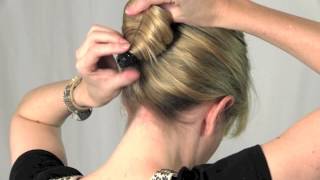 Create a French Roll with the Scunci French Twist Clip [upl. by Caines247]