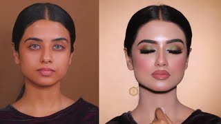 Advance Eye Makeup with Basic Face Makeup Tutorial  Makeup for Beginners  pkmakeupstudio [upl. by Austen]