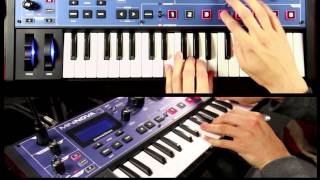 Novation  MiniNova synth tutorial Selecting Sounds [upl. by Stuckey909]