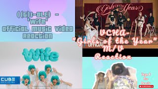 KPOP Marathon GIDLE amp VCHA MVS Reaction We had different visions for each artists [upl. by Ferne492]