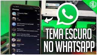 WHATSAPP LIBEROU Como Liberar o MODO ESCURO no seu WHATSAPP  ATIVE AGORA [upl. by Kelton275]