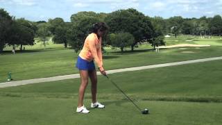 Holly Sonders Driver Swing CVS Caremark Charity Classic  GolfWRX [upl. by Lupien401]