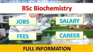 BSc Biochemistry course details HindiBsc Food Technology jobs career scope [upl. by Eecyal]