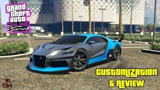 GTA Online  Truffade Thrax  Bugatti Divo Customization Build amp Review  Diamond Casino amp Resort [upl. by Bendix]