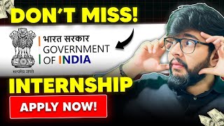 Government of India Internship ➤ FREE to Apply Internship 2024  NITI Aayog [upl. by Minda]