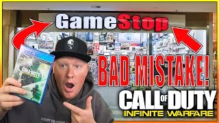 Selling My INFINITE WARFARE LEGACY EDITION At GAMESTOP ON RELEASE DAY BAD MISTAKE [upl. by Eremahs]