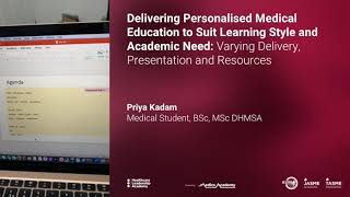 MedEd20 Oral Presentation 14 Delivering Personalised Medical Education [upl. by Tyree]