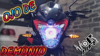 COMO INSTALAR OJO DE DEMONIO EN MOTO VENTO LIHITUM 150 [upl. by Chuck21]