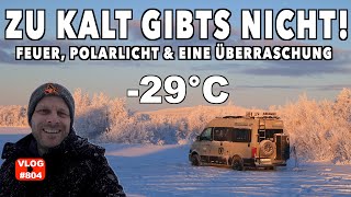 804 Arktische MINUS 29°C Probleme amp überleben  Kastenwagen Polarlichter  Norwegen  MegaMobil [upl. by Eanat]