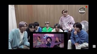 Bts reaction to lovesick girls by blackpink 💜💖🖤blacktang [upl. by Maynord]